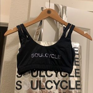 NIKE x SOULCYCLE S Dri-Fit Black Sports Bra